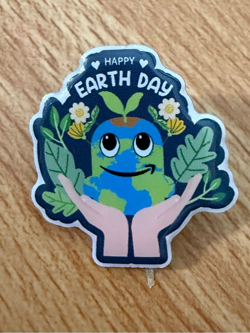 Employee Happy Earth Day Amazon Peccy Pin